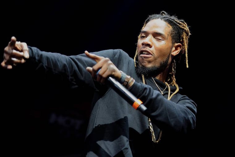 Fetty Wap performs at the Hot 97's "Busta Rhymes & Friends: Hot For The Holidays" at the Prudential Center on Saturday, Dec. 5, 2015, in Newark, N.J.