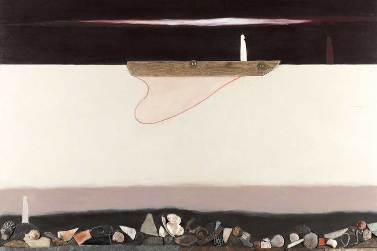 “Elephant’s Graveyard” (2001), by Anne Minich, in one of two PAFA exhibits of her work.