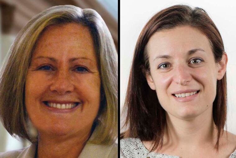 Lois Gabin-Legato (left) and Keri Hettel.