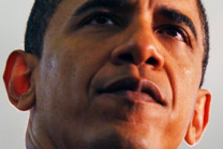 Barack Obama will speak this morning in Phila.