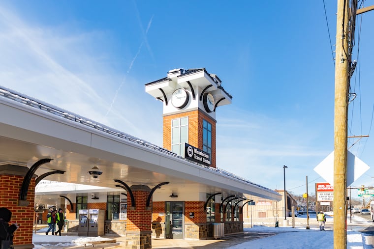 A view of the new Wissahickon Transit Center at 5000 Ridge Ave. in Manayunk. The facility opened Monday.