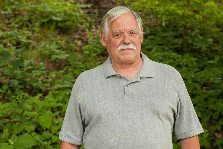 Rich Paul, chairman of the county Heritage Commission, hopes to clean up the site: “It’s terrible when a cemetery is let go.” (Emily Cohen/For The Inquirer)