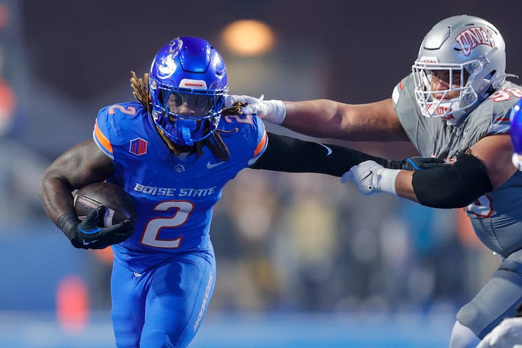 With 2,497 yards so far this season, Boise State running back Ashton Jeanty will be a focus for the Penn State defense on Tuesday.