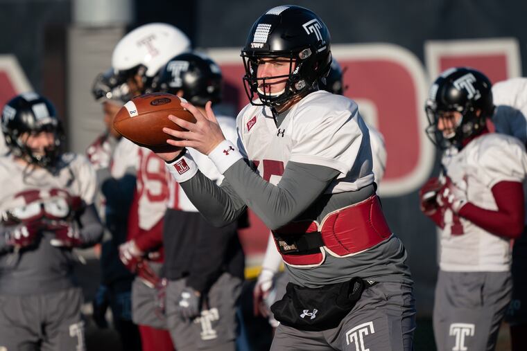 Temple quarterback Anthony Russo has been sidelined since Aug. 12.
