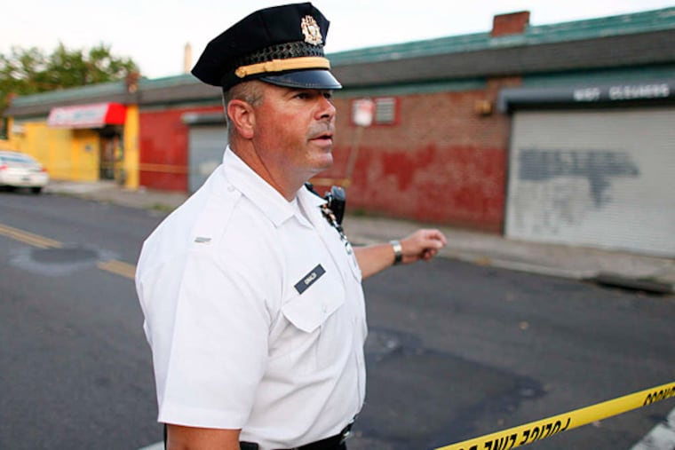 Lt. Anthony Ginaldi, shown at a crime scene in 2012, found the common ground needed to save an ex-Marine's life. (Joseph Kaczmarek/For the Daily News)