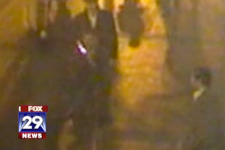 This video captured by a surveillance camera outside of the Fox 29 studio on Market Street shows the altercation that ended in violence. (MyFoxPhilly.com)