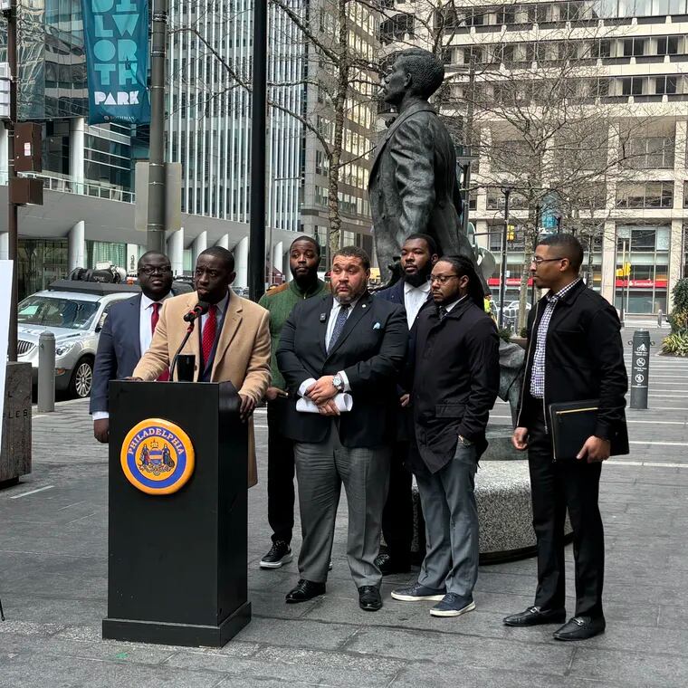 Councilmember Isaiah Thomas launched an initiative Tuesday to register more young Black men in Philadelphia to vote.