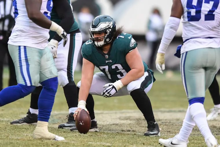 In the Eagles' 2017 regular-season finale, Isaac Seumalo got time center, a spot where had hadn't played in a competitive game since his sophomore year of college.