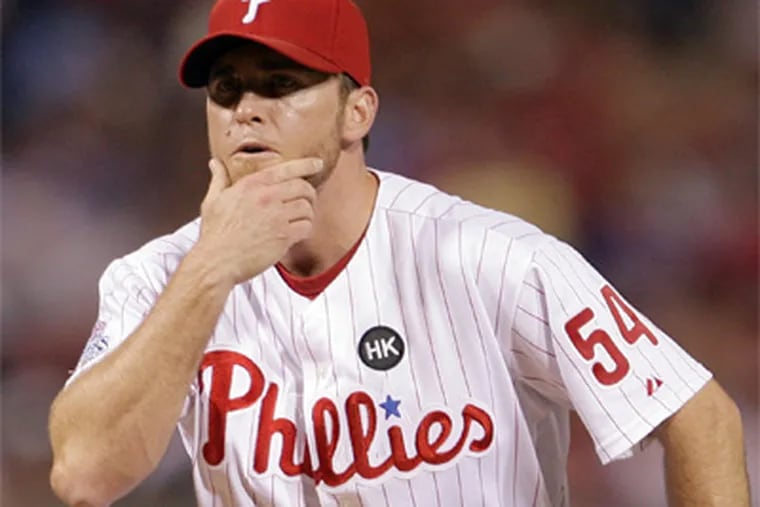 Phillies closer Brad Lidge said his goal remains to be ready for the start of the season. (Yong Kim / Staff Photographer)