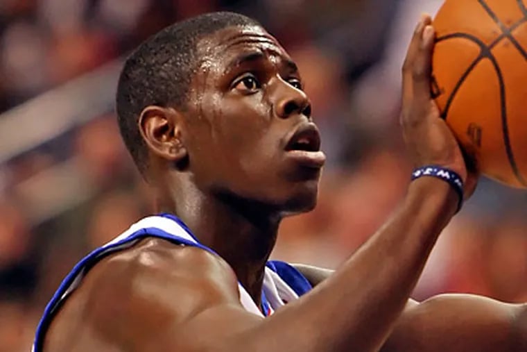Jrue Holiday was the 76ers' top draft pick a year ago. (Steven M. Falk/Staff file photo)