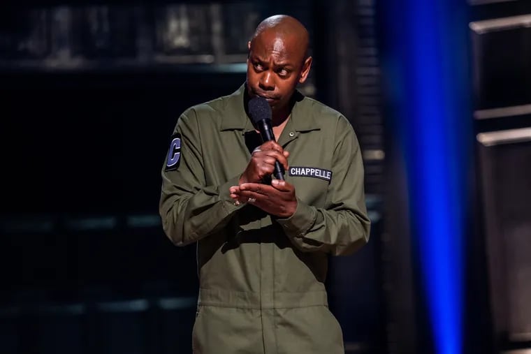 Dave Chappelle in his new Netflix comedy special 'Sticks & Stones'