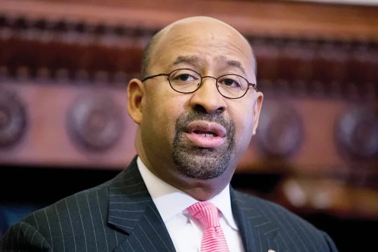 Mayor Nutter and his fellow Democrats of Philadelphia's statehouse delegation saw the cigarette tax approved. (AP Photo/Matt Rourke/File photo)