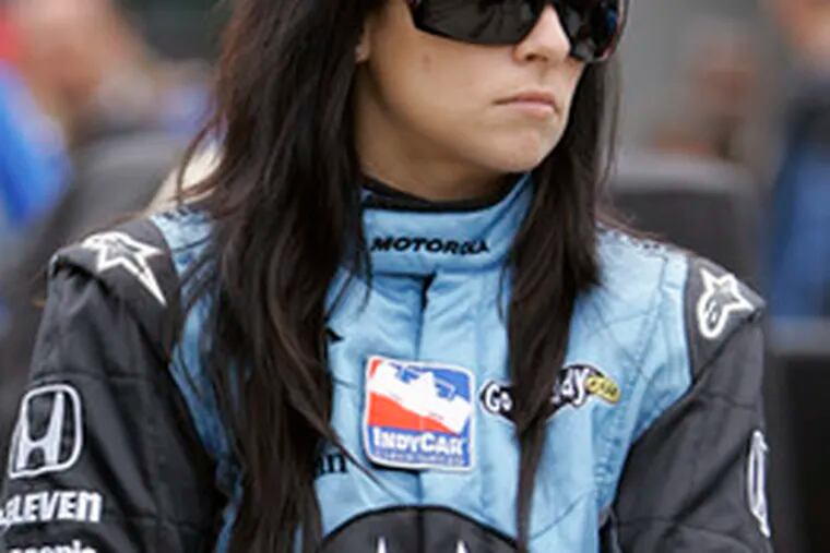Danica Patrick , who recently chalked up her first IndyCar victory, will be in the second row to start today&#0039;s Indianapolis 500. E2.