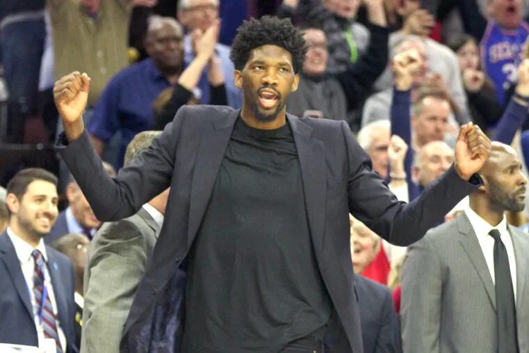 Joel Embiid is eager to play in the playoff spotlight.