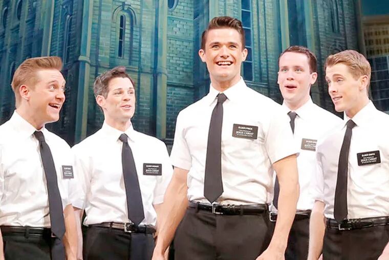 The satirical musical &quot;The Book of Mormon&quot; is running at the Forrest Theatre on a varied schedule until Dec. 27.
