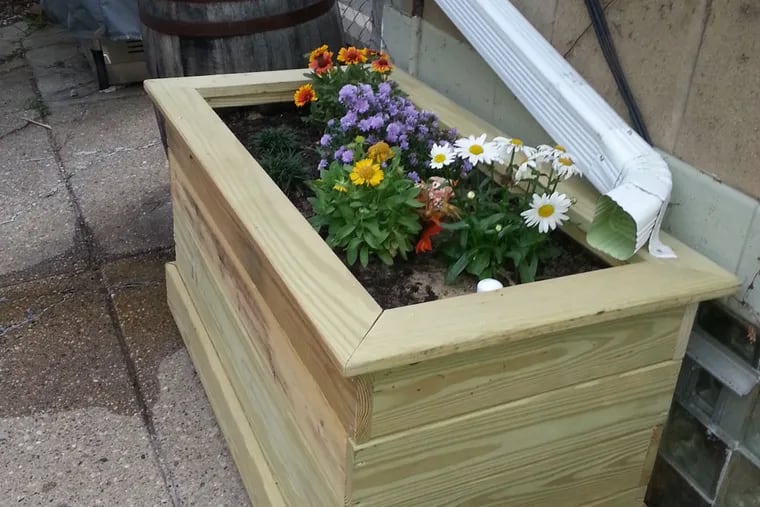 Planters are among the offerings from a Philadelphia program that lets you put storm water to good use.