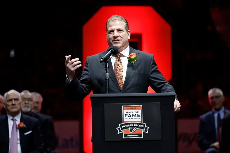 Mark Recchi, who remains the Flyers' record holder for points in a season, played for the Orange and Black for 10 seasons across two stints.
