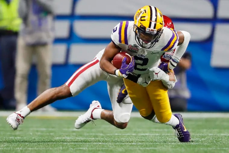 If the Eagles don't trade back to get their wide receiver, LSU's Justin Jefferson makes the most sense.