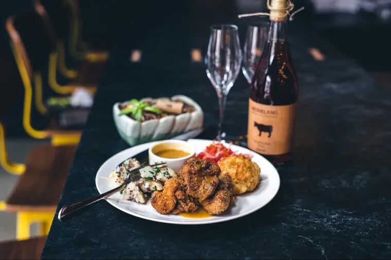 Kensington Quarters will pair an array of sparkling wines with buttermilk-battered fried chicken during its March 27 Philly Wine Week event.