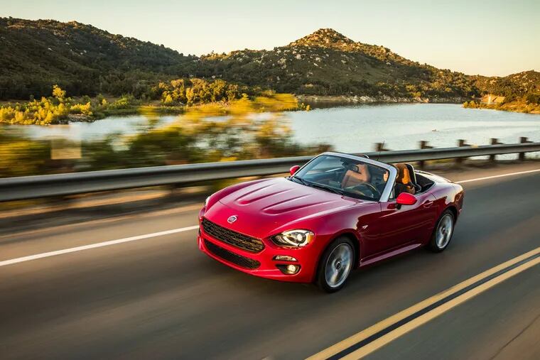 The 2019 Fiat 124 Spider Abarth adds more sportiness to an already sporty two-seater convertible.
