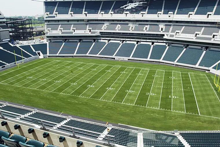 This is a view of Philadelphia's new Lincoln Financial Field on Thursday, June 12, 2003. (H. Rumph, Jr./AP)