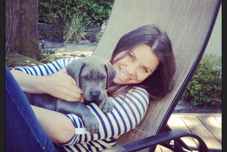 Brittany Maynard and her dog Charley in 2013