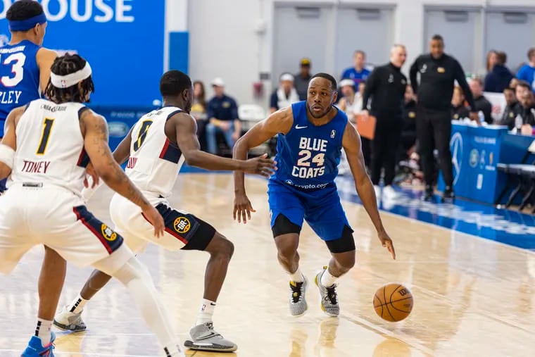 Jared Brownridge is playing in his seventh consecutive season with the Delaware Blue Coats.