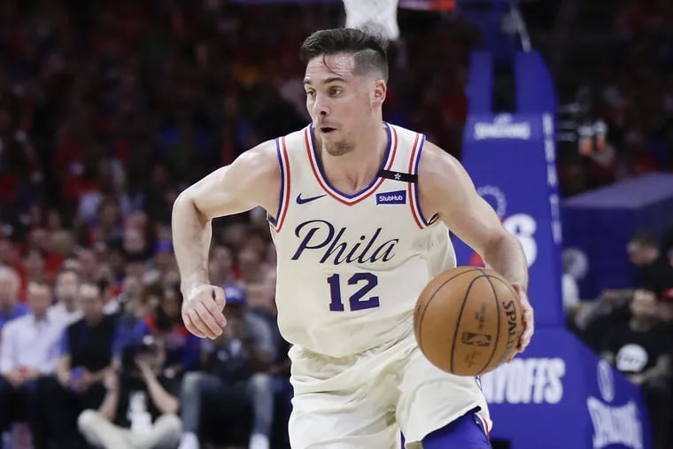 Sixers guard T.J. McConnell is in the final year of his contract.