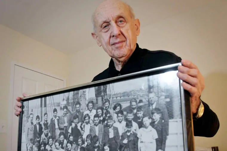 Kurt Herman, one of 50 children saved from Nazis by a Philadelphia couple. The saga was told in an HBO film.