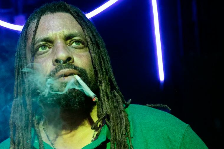 Ed Forchion, known as the “NJ Weedman,” is photographed inside of his club, The Joint of Miami, in the Wynwood section of Miami on Friday, Feb. 25, 2022.  Forchion has been a marijuana activist for decades. He has finally found success, validity, and profits, both in Miami and Trenton.