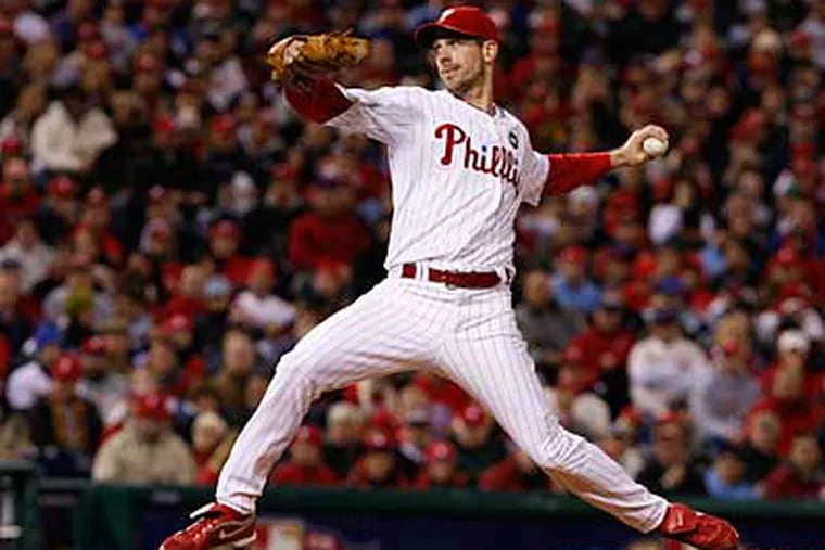 Cliff Lee went 4-0 with a 1.56 ERA in the postseason, including both World Series wins for the Phillies. (Ron Cortes / Staff Photographer)
