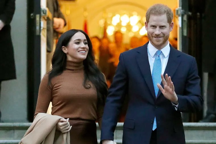Prince Harry and Meghan, the Duke and Duchess of Sussex last year in London.