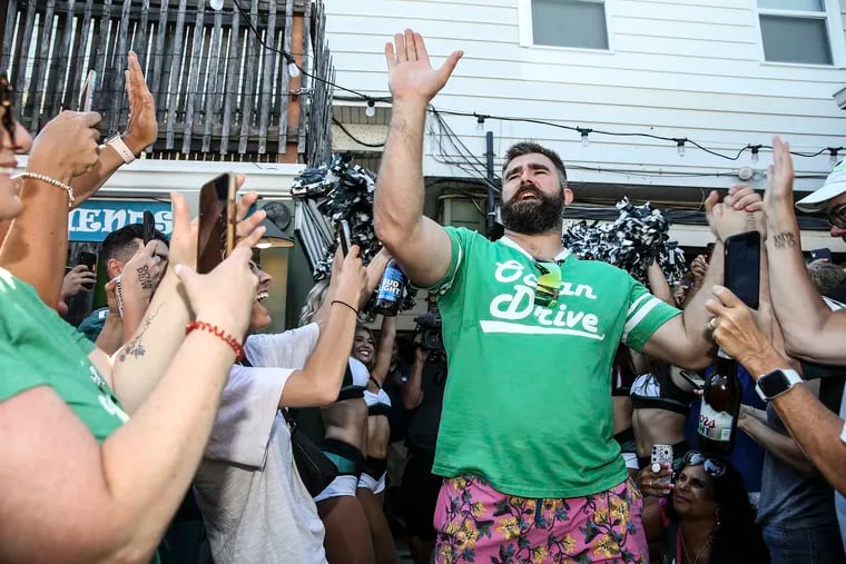 Eagles center Jason Kelce is returning to The Ocean Drive in Sea Isle City this summer with a twist.