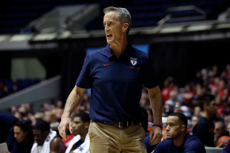 Penn head coach Steve Donahue called a key timeout in the second half, which his team rallied around to put away Long Beach State, 95-79, in the third-place game of the Wooden Legacy tournament in Anaheim, Calif.