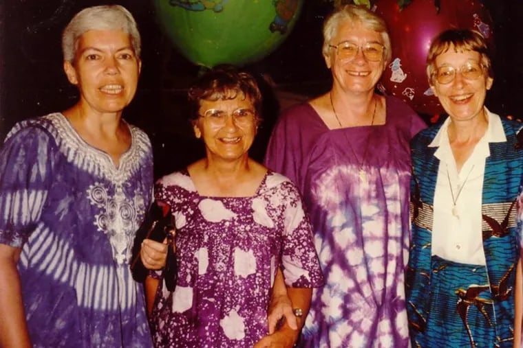 Pictured from left: Sister Kathleen McGuire, Sister Barbara Ann Muttra, Sister Shirley Kolmer, Sister Mary Joel Kolmer