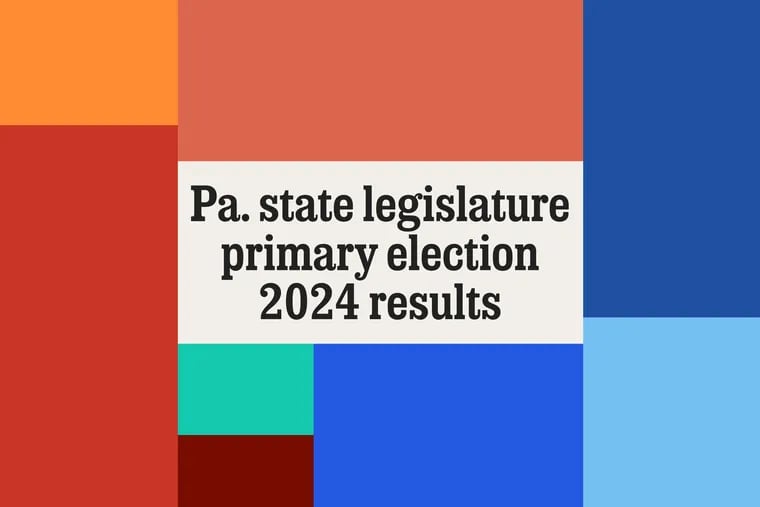 Pa. State legislature primary election results for 2024