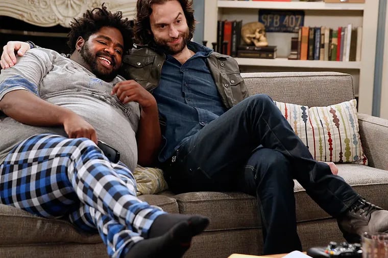Ron Funches, left, and Chris D'Elia costar in NBC's comedy, "Undateable/" (Greg Gayne/NBC/TNS)