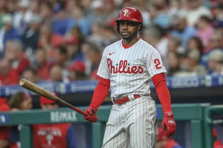 “It was tough," Phillies outfielder Roman Quinn said of his return from an Achilles injury, "but I grinded my way through it. I’m so happy.”