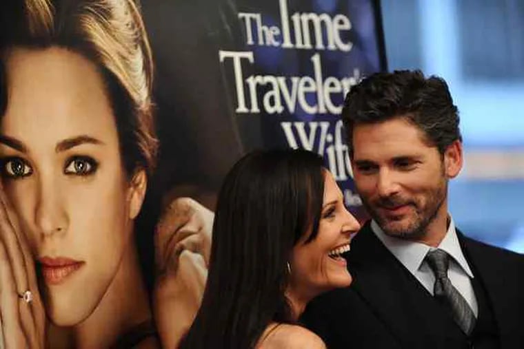 Eric Bana and his wife, Rebecca Gleeson, at the premiere of &quot;The Time Traveler's Wife&quot; last week in New York.