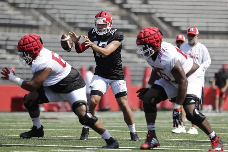 Will Rutgers have a new quarterback this week?  Giovanni Rescigno looks like the new guy.
