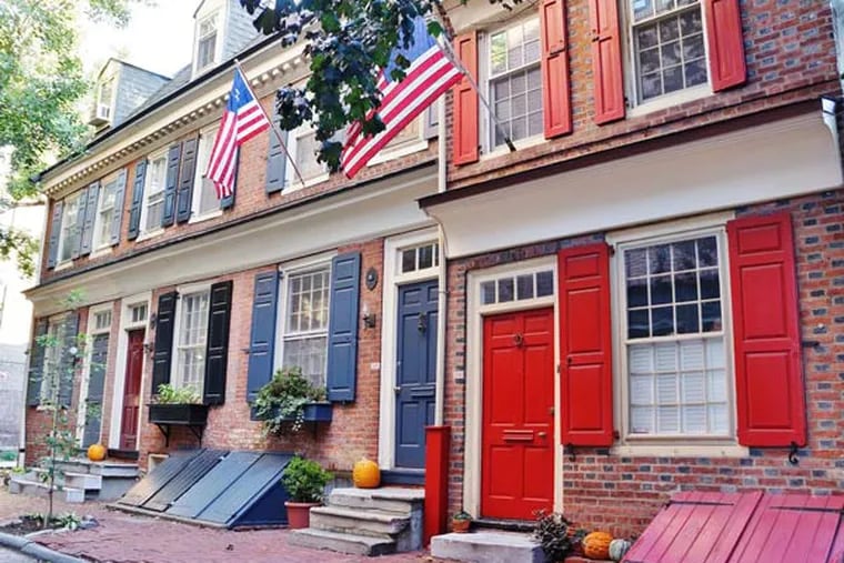 This Old City row home, built in 1760 by onetime Philadelphia mayor Henry Harrison, is on the market for $525,000.