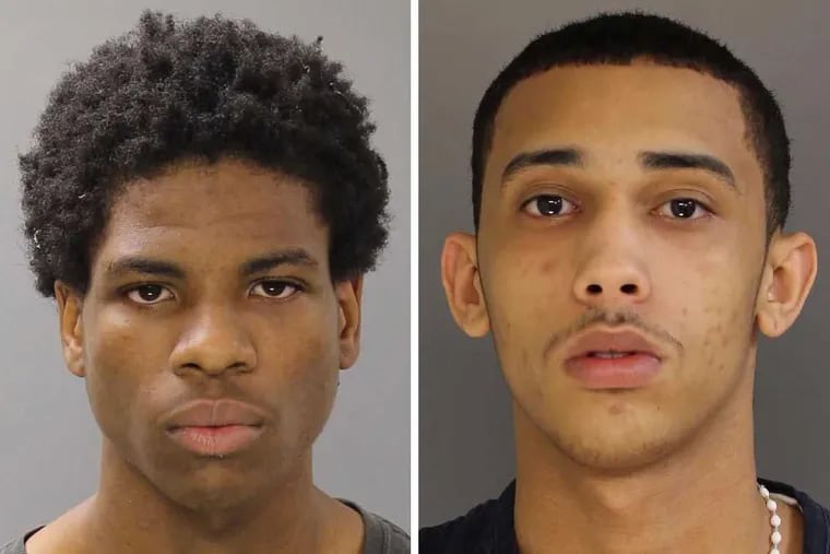Breon Matthew Pringle, left and Yordanie Radamas Camacho, right, both 19, of Chester,have been charged with the Feb. 2017 murder of Donte Carlton Murray, 22, of Chester.