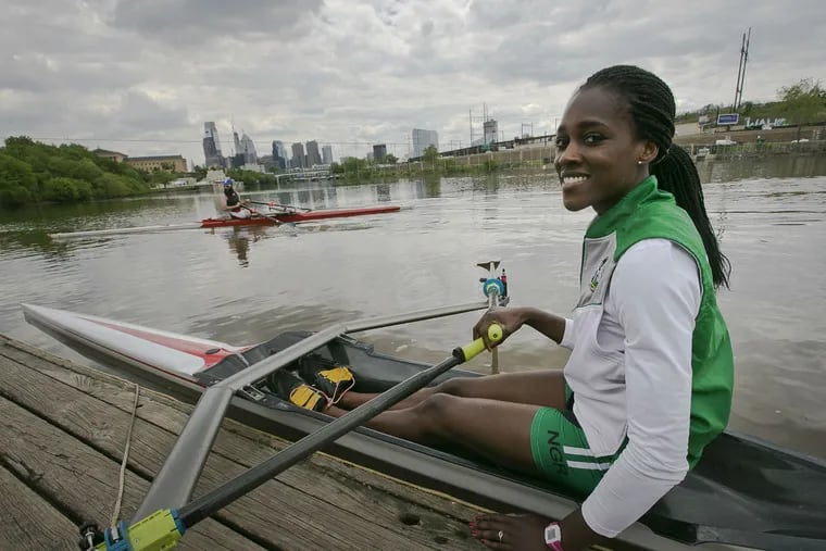 Philadelphian Chierika Ukogu will represent Nigeria in Rio. She is a self-made Olympian, having financed her own training, travel, and other costs. And she had to adjust from being one of eight rowers guided by a coxswain to balancing alone in a shell.