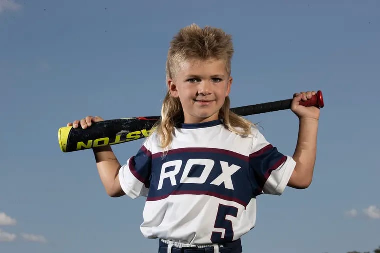 Rory Ehrlich, 6, of West Pottsgrove, won the kid's division of the USA Mullet Championships in August 2023, beating out more the 900 children for the title.