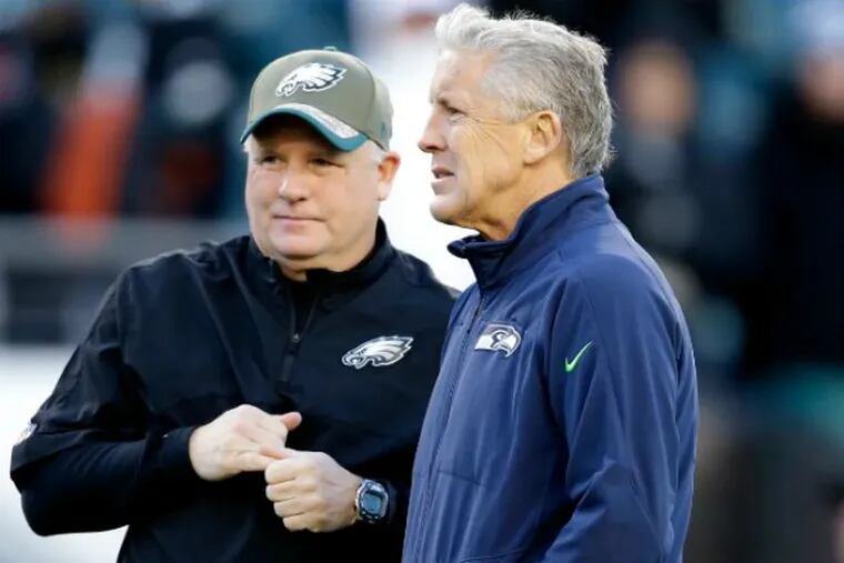 Chip Kelly has just gotten the same kind of football power that Pete Carroll has used successfully in Seattle.