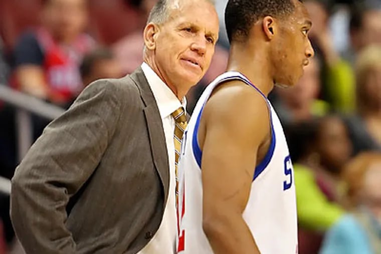 76ers coach Doug Collins has known Herb Magee since his playing days. (Steven M. Falk/Staff file photo)