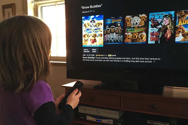 Even a 5-year-old can call up movies - sometimes - with voice commands made to spiffy new Internet TV receivers from Amazon, Apple TV, and Roku.