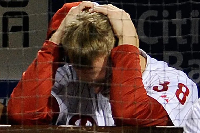 Kyle Kendrick has been shut down by the Phillies for the remainder of 2013. (AP Photo/Michael Perez)