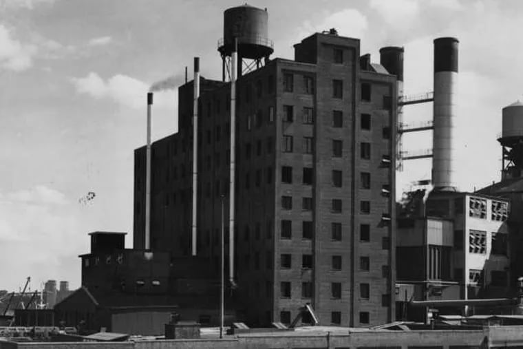 The Pennsylvania Sugar Refining Co. on Delaware Avenue in 1936. The site has had many uses over the decades.