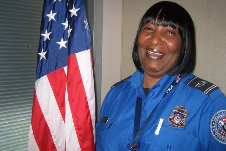 Jackie Hatter-Wilson is a TSA Transportation Security Officer at the Philadelphia International Airport.
